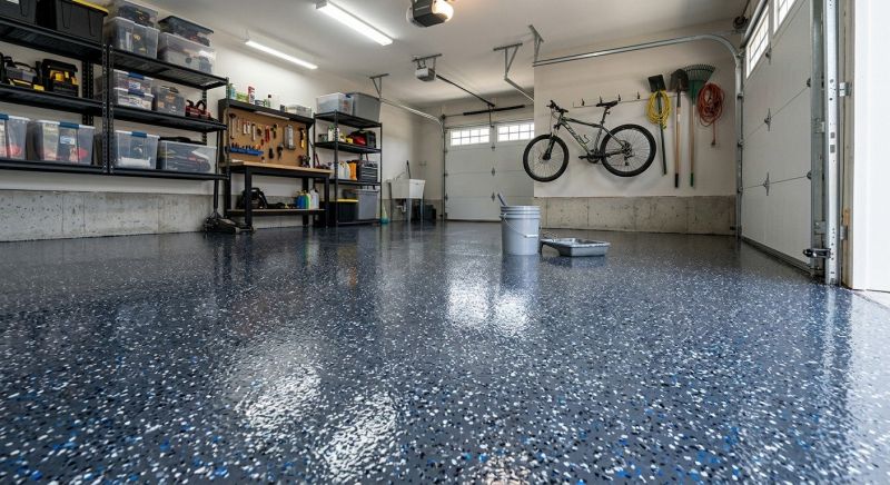 Epoxy Garage Flooring Installation in Fairfax, VA