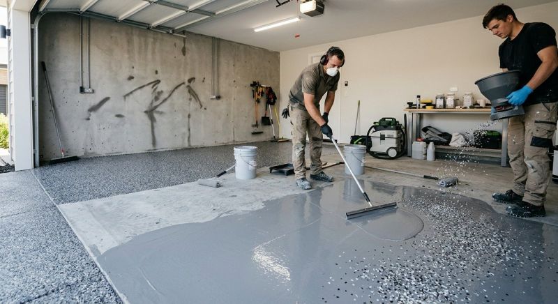 Basement Floor Epoxy Service in Columbia, SC